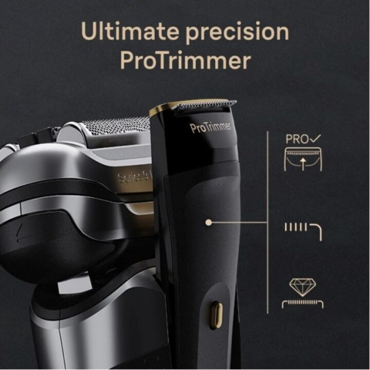 Rifinitore per rasoio a lamina Wet & Dry Braun Series 9 Pro+ 9565cc metallizzato