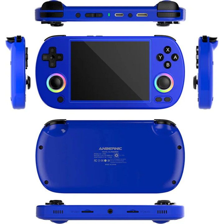 Console Retro Portable Anbernic RG40XX H 64GB Blue - With HDMI Plug & Play output - 5G WIFI and Bluetooth 4.2
