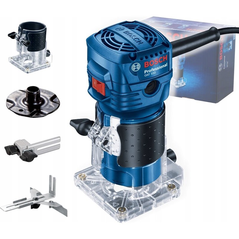 FRESADORA DE BORDA BOSCH GKF 550 PROFISSIONAL 550W