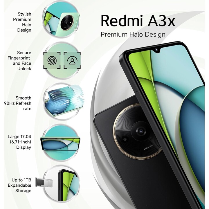 Xiaomi Redmi A3x 3GB 64GB Dual Sim Black