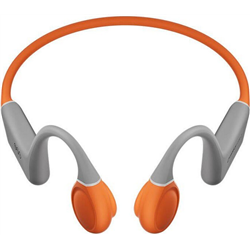 QCY T25 Gris/Orange - Ecouteurs Bluetooth