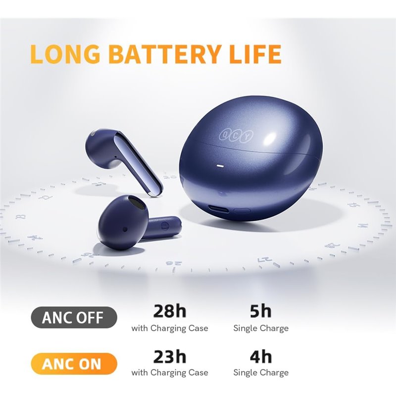 QCY HT 10 Pro TWS ANC Noir - Ecouteurs Bluetooth