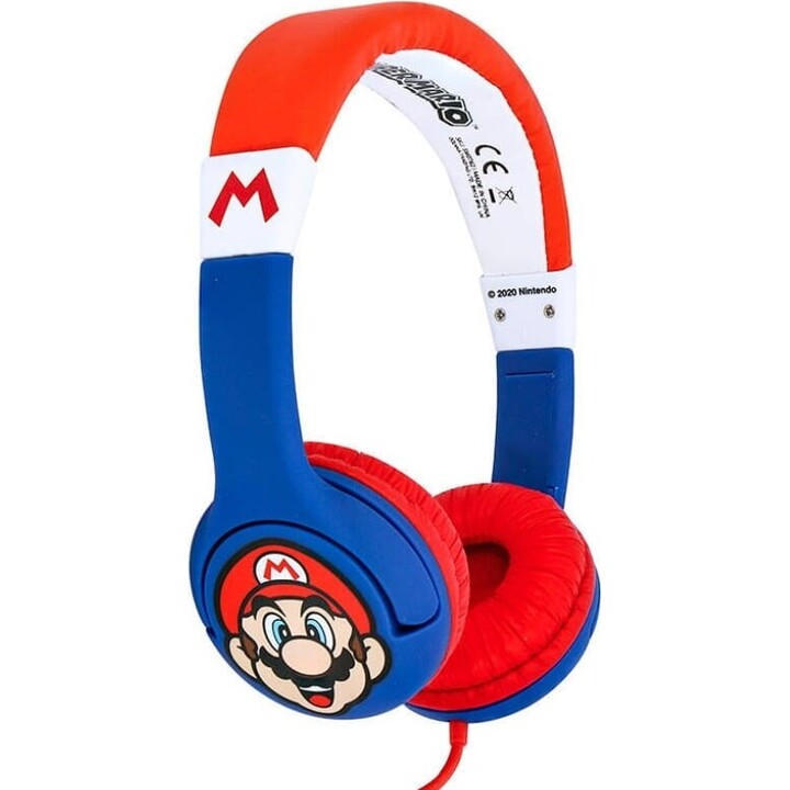 OTL Super Mario Azul/Vermelho - Auscultadores para crianças