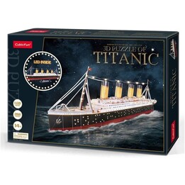 Puzzle 3D LED Titanic 20521 Divertimento cubico