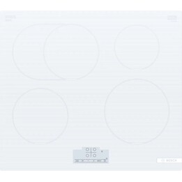 Bosch Induction Hob PIF612BB1E Série 4 60 cm 3 zones blanches