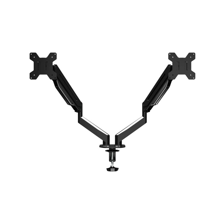 Esperanza ERW020 Soporte de sobremesa a gas para dos monitores de 17-27'' hasta 6 kg