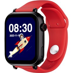 SaveFamily SaveWatch Plus 4G GPS Noir avec Bracelet Sport Rouge