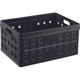 scatola pieghevole helit the flap-line 46,0 l - 38,0 x 54,0 x 26,5 cm nero
