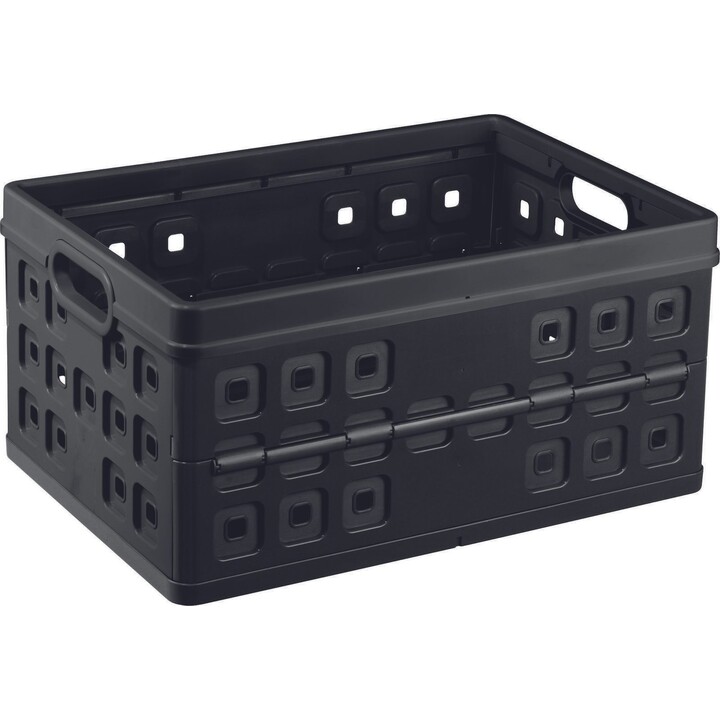 caixa dobrável helit the flap-line 46,0 l - 38,0 x 54,0 x 26,5 cm preto