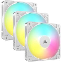 CORSAIR RS120 ARGB 120 mm PWM Ventilateurs Connexion en guirlande - Roulement à dôme magnétique à faible bruit Triple package