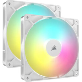 Corsair RS ARGB 140 Series Bianco, confezione doppia