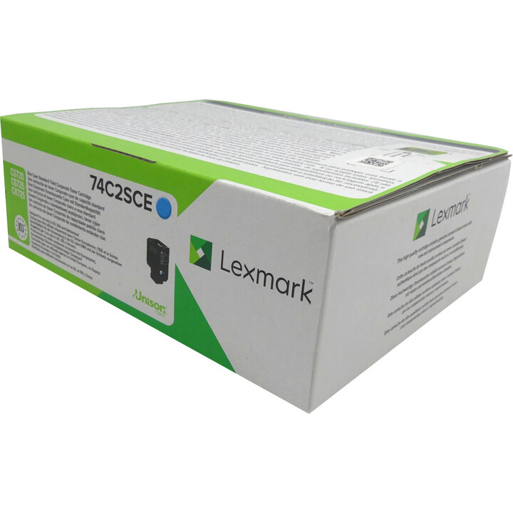 Cartuccia ciano originale Lexmark 74c2sce