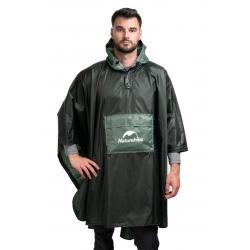 Cape color matching raincoat cnh23rg001-army green NATUREHIKE