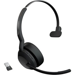Jabra Evolve2 55 Auricolare mono senza fili Air Comfort Technology, Microfoni con cancellazione del rumore, Cancellazione attiva