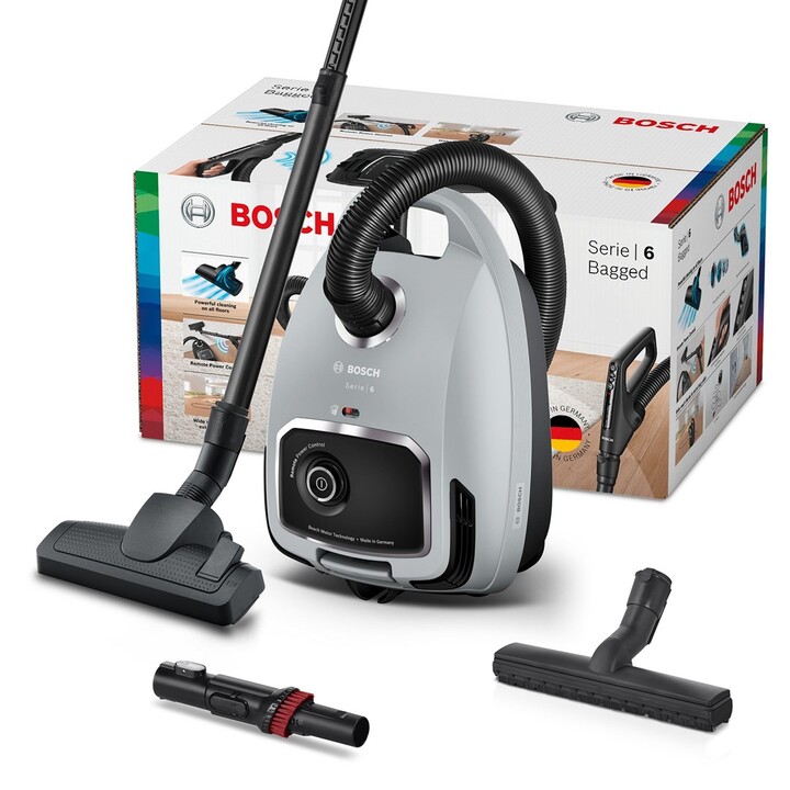 Bosch Serie 6 BGB6X330 aspiradora Aspiradora cilíndrica Secar 600 W Bolsa para el polvo