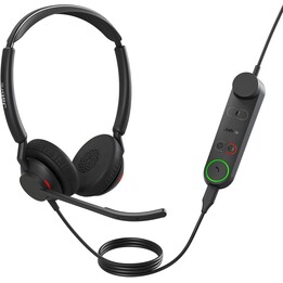 Jabra Engage 50 II Kabelgebundenes Stereo-Headset mit Link Call Control, Geräuschunterdrückung 3-Mikrofontechnologie und USB-A-K