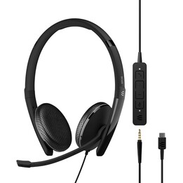 EPOS I SENNHEISER ADAPT 165 USB-C II casque supra-auriculaire filaire 3.5 mm noir
