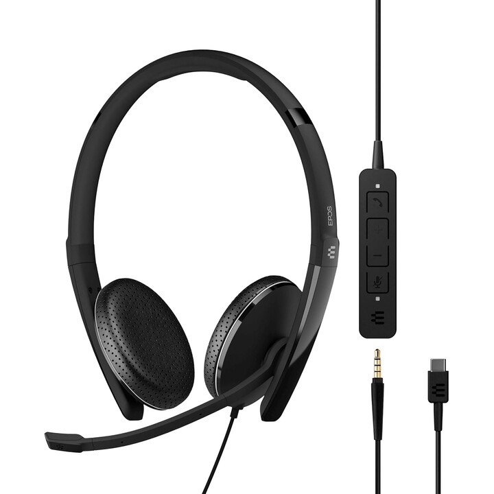 EPOS I SENNHEISER ADAPT 165 USB-C II headset on-ear wired 3.5 mm black
