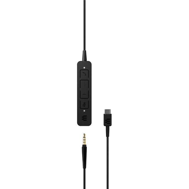EPOS I SENNHEISER ADAPT 165 USB-C II fone de ouvido com fio 3.5 mm preto