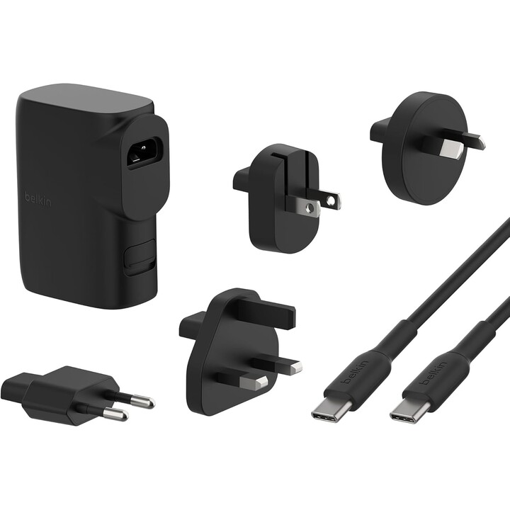 Belkin BPZ003bt1MBK-B6 Universel Noir Secteur Charge rapide Intérieure