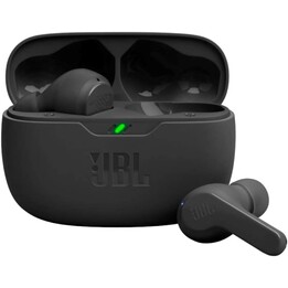 JBL Vibe Beam True Wireless JBL Deep Bass Sound Earbuds, Bluetooth 5.2, Water & Dust Resistant, Hands-free call Black