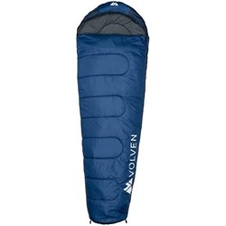 Saco de dormir turístico-azul-esquerdo