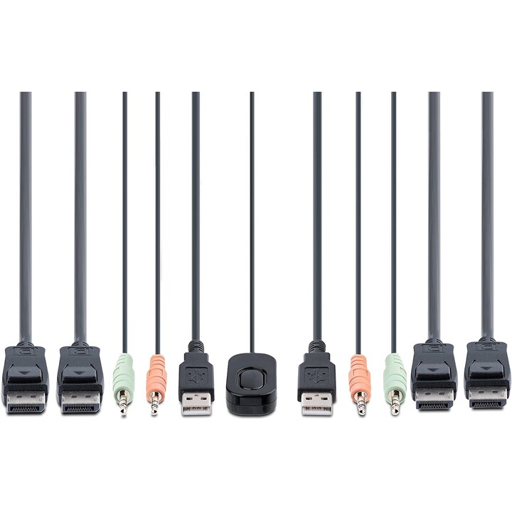 SWITCH KVM PER DOPPIO MONITOR C2-DD46-UA2-CBL-KVM/2 PORTE