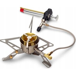 Primus MultiFuel III hornillo multicombustible gris y dorado