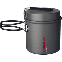 Primus Litech Trek Kettle, Kochtopf mit Deckel und robustem Design für Trekking und professionellen Outdoor-Einsatz, grau