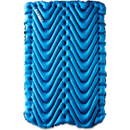 Klymit Double V Doppel-Luftmatratze Blau/Grau