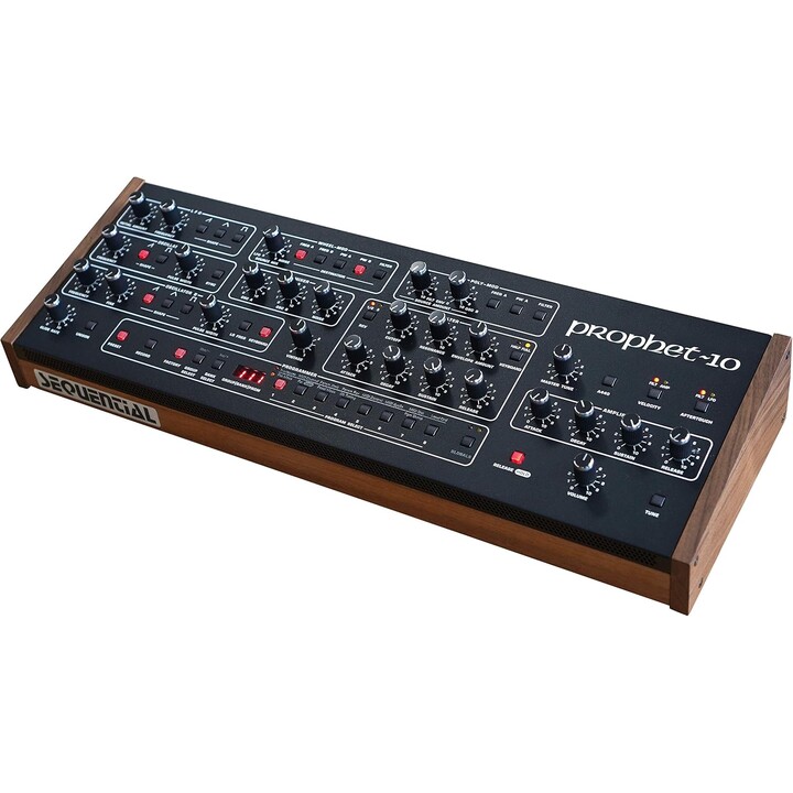Sequential Prophet-10 Desktop polyphoner Analog-Synthesizer, schwarz