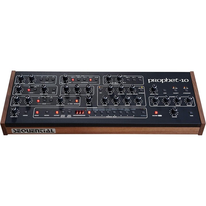 Sequential Prophet-10 Desktop sintetizador analógico polifónico preto