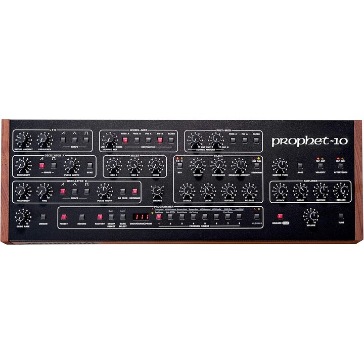 Sequential Prophet-10 Desktop polyphonic analog synthesizer black