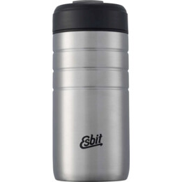 Mug isotherme Majoris avec couvercle rabattable - acier inoxydable