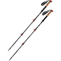 Adventure poles carbon-red