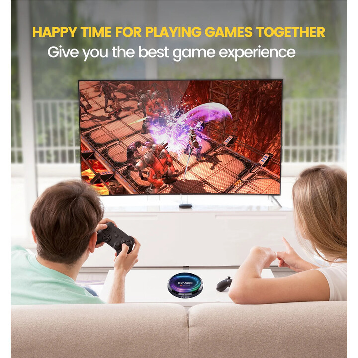 G96 Max 8K S905X4, 4GB/128GB Android 11 Android TV, recondicionado pelo fabricante