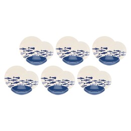 Rose & Tulipani The Blue Ones dinnerware set for 6 people white with blue pattern