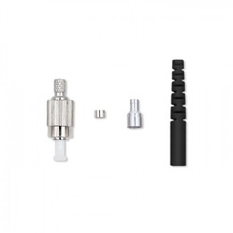 Conector de fibra óptica Qoltec FC | Multimodo | 2,0 mm | Kit de montagem | 200 unidades.