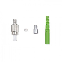Qoltec FC/APC Glasfaser-Steckverbinder | Singlemode | 2,0 Millimeter | Montagesatz | 200 Stk.