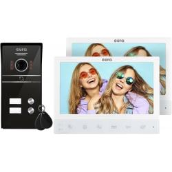 VIDEO DOORBELL EURA VDP-80C5 2-family, white