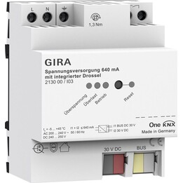 Alimentatore GIRA 640 mA con induttanza KNX ONE 213000