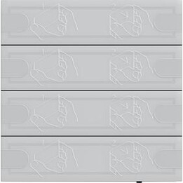 Gira KNX Tastsensor 4 Komfort 4f TS4 anthr 5004028 (5004028)