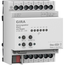 GIRA aktor grzewczy 6x regul. KNX UNO 213900