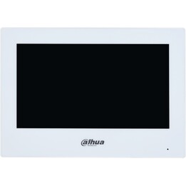Dahua VTH2621GW-P Monitor IP com ecrã tátil de 7", 1024x600, PoE, integração de alarme, caixa de plástico branca