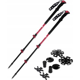 Volven Adventure Pro bastoncini da trekking rossi