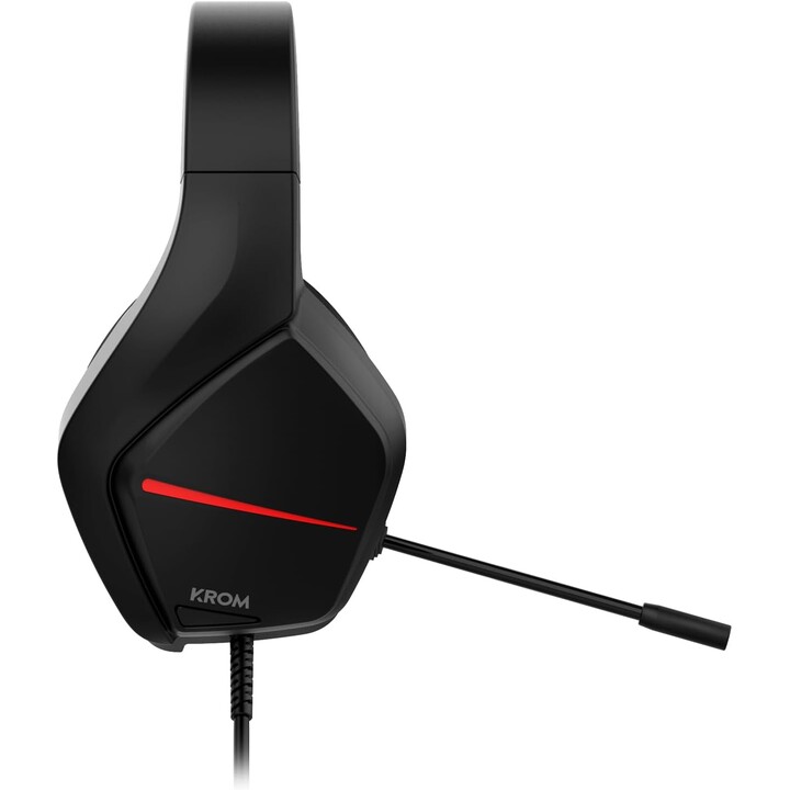Cuffie da gioco con microfono Krom Kopa Move/ Jack 3.5/ Nero