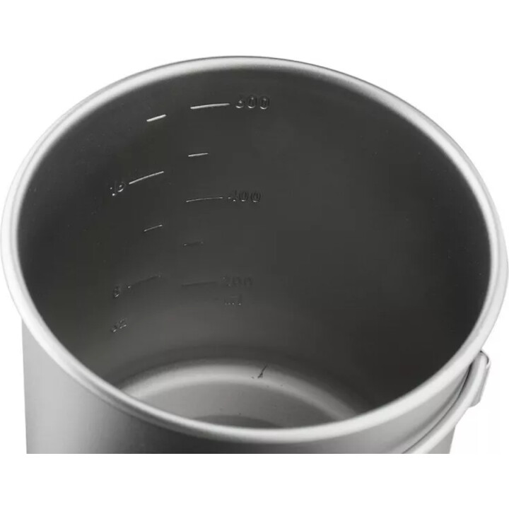 Fire-Maple FMTP0-6 tazza in titanio 0,6 L con coperchio argento