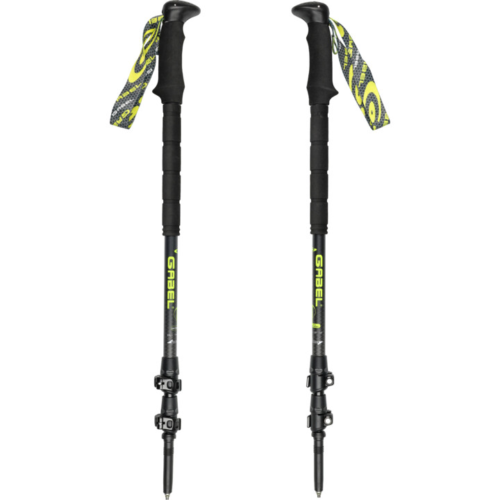 Gabel MULTIGRIP CARBON E.F. bastões de trekking pretos