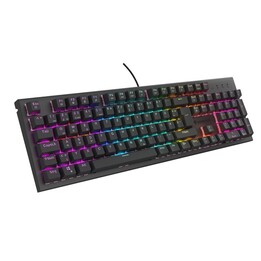 TASTIERA DA GIOCO GENESIS THOR 303 DE RGB RETROILLUMINAZIONE MECCANICA SILENT SWITCH NERA HOT SWA