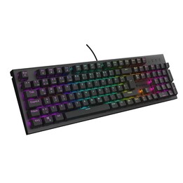 GAMING KEYBOARD GENESIS THOR 303 DE RGB BACKLIGHT MECHANICAL BROWN SWITCH BLACK HOT SWAP